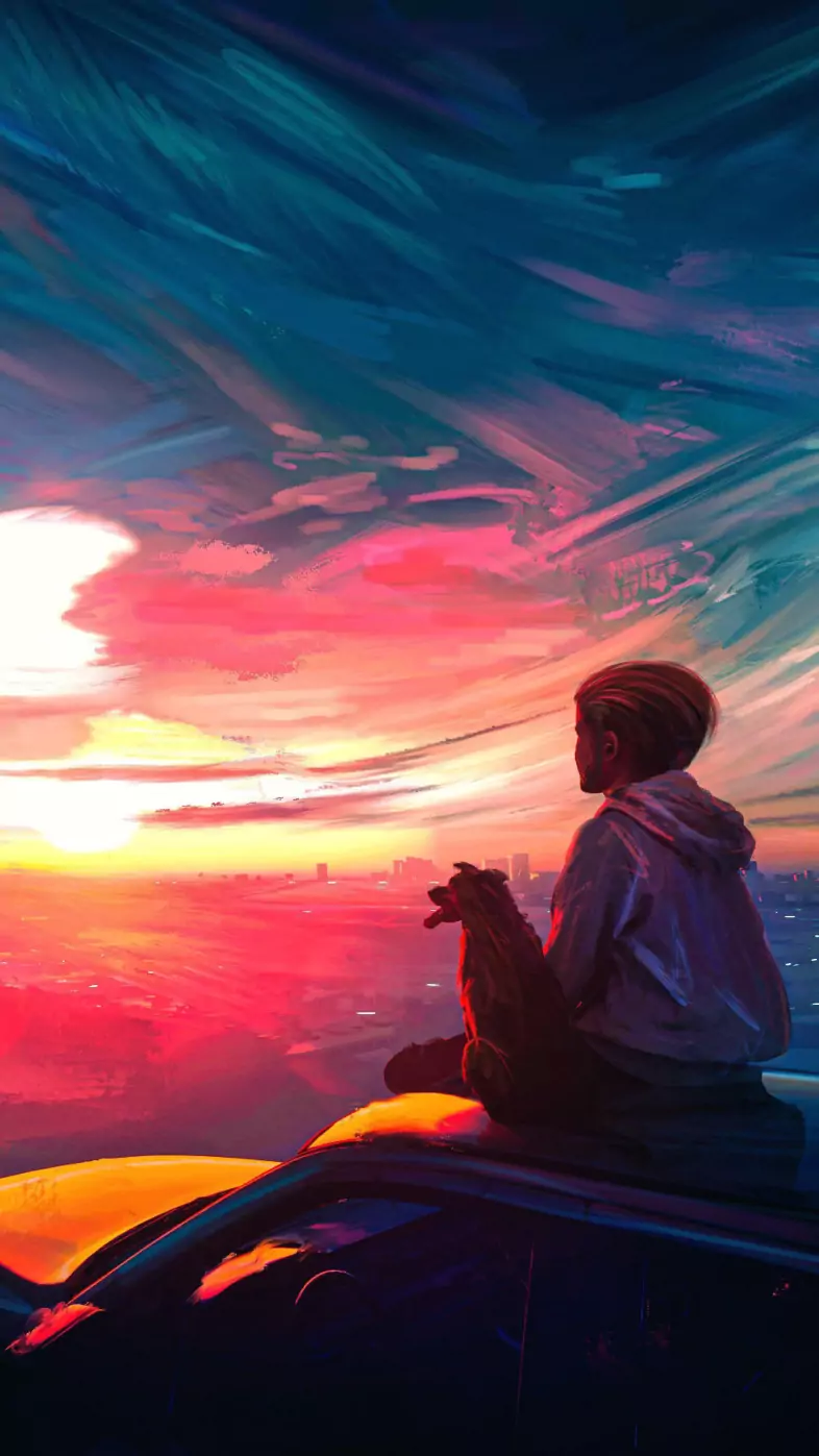 alone boy wallpaper